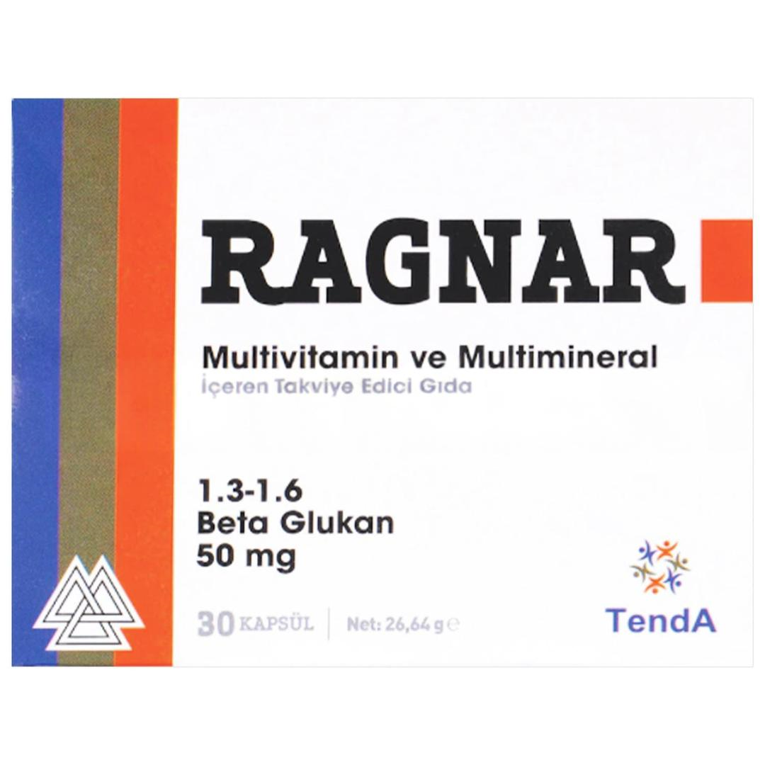 Ragnar Mutlivitamin ve Multimineral 1.3-1.6 Betaglukan 50 mg 30 Kapsül