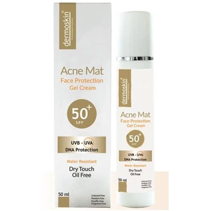 DERMOSKIN ACNE MAT FACE PROTECTION GEL CREAM SPF50+ 50ML