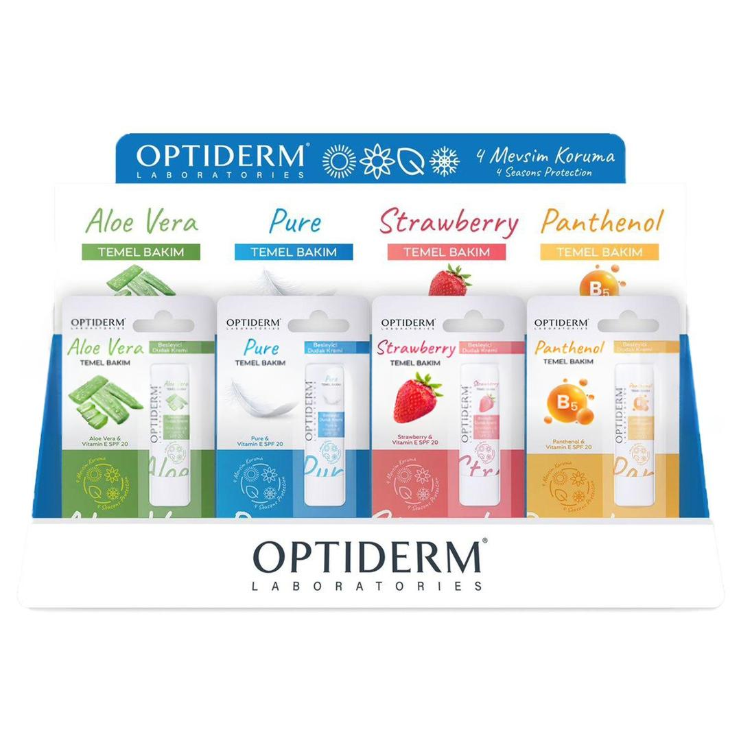 Optiderm Lip Stick SPF20+ Karma - 24'lü Stant