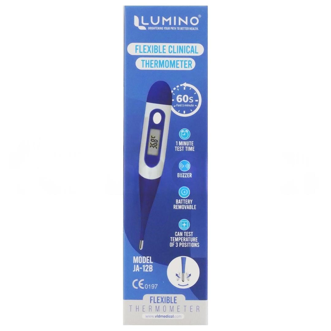 Lumino Dijital Esnek Ağızdan Koltuk Altı ve Rektal Ölçüm Termometre