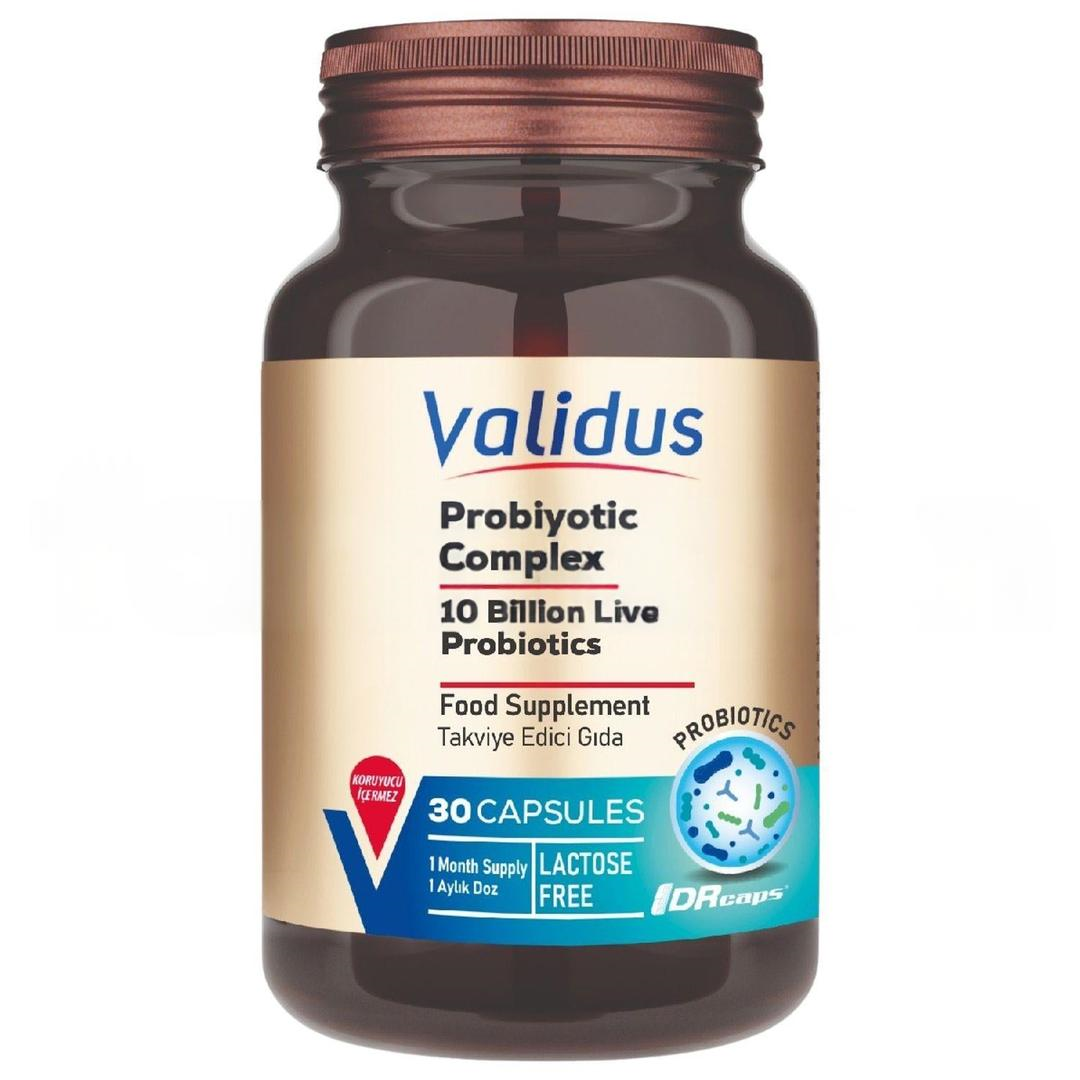 Validus Probiyotik 10 Milyar CFU + Prebiyotik 30 Kapsül