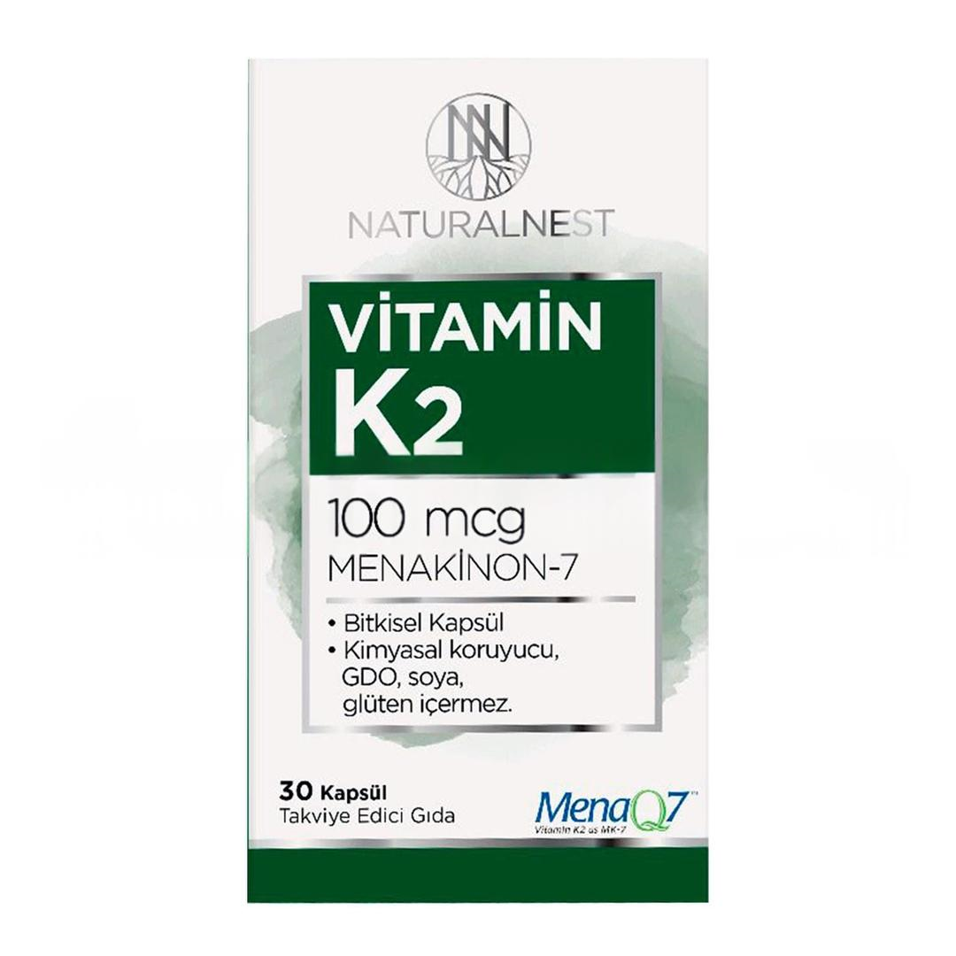 Naturalnest Vitamin K2 30 Kapsül