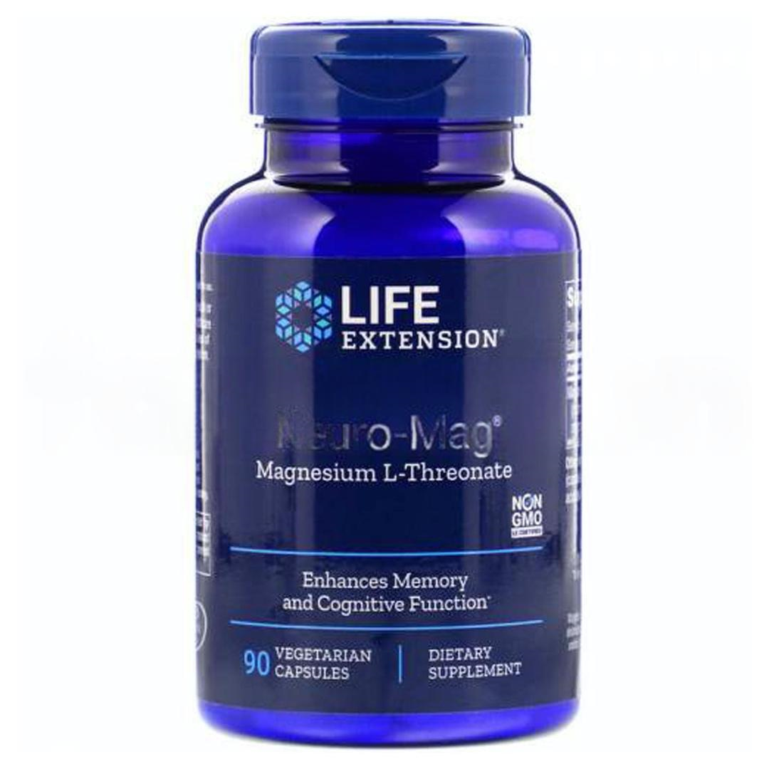 Life Extension Neuro-mag Magnesium L-threonate 90 Vegetarian Capsules - İthal
