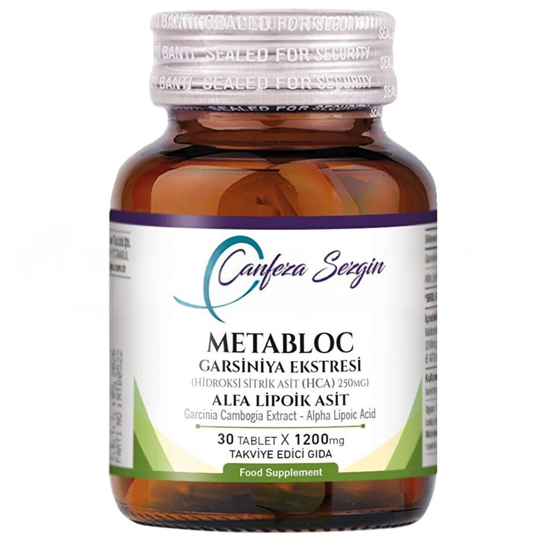 Canfeza Sezgin Metabloc Garsiniya Ekstresi Alfa Lipoik Asit 30 Tablet