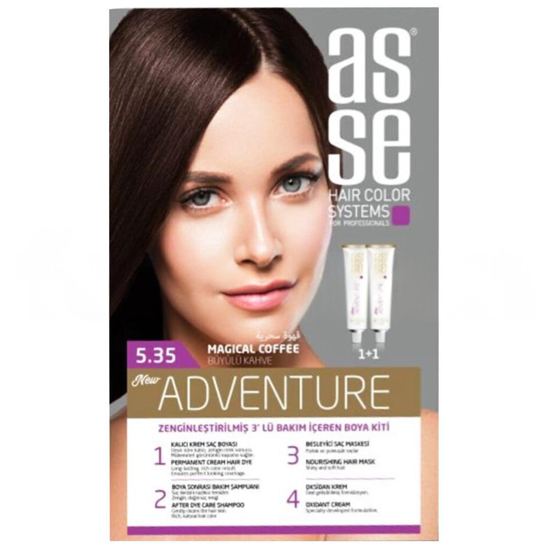 Asse Hair Color System Saç Boyası Büyülü Kahve No: 5.35