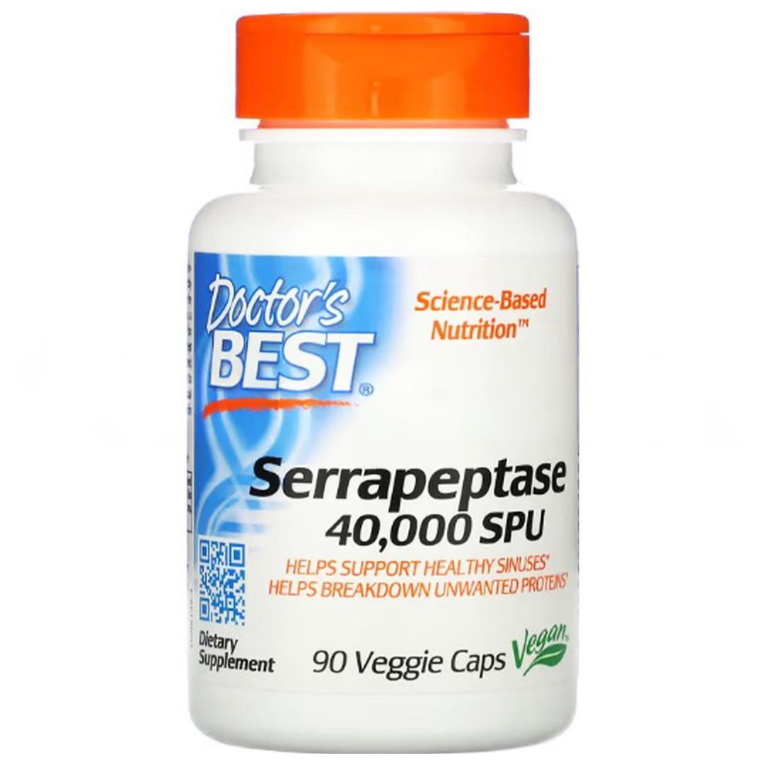 Doctor's Best Serrapeptase 40,000 SPU 90 Veggie Caps - İthal