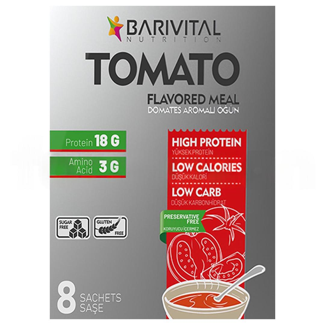 Barivital Yüksek Proteinli Çorba Domates 8 Saşe