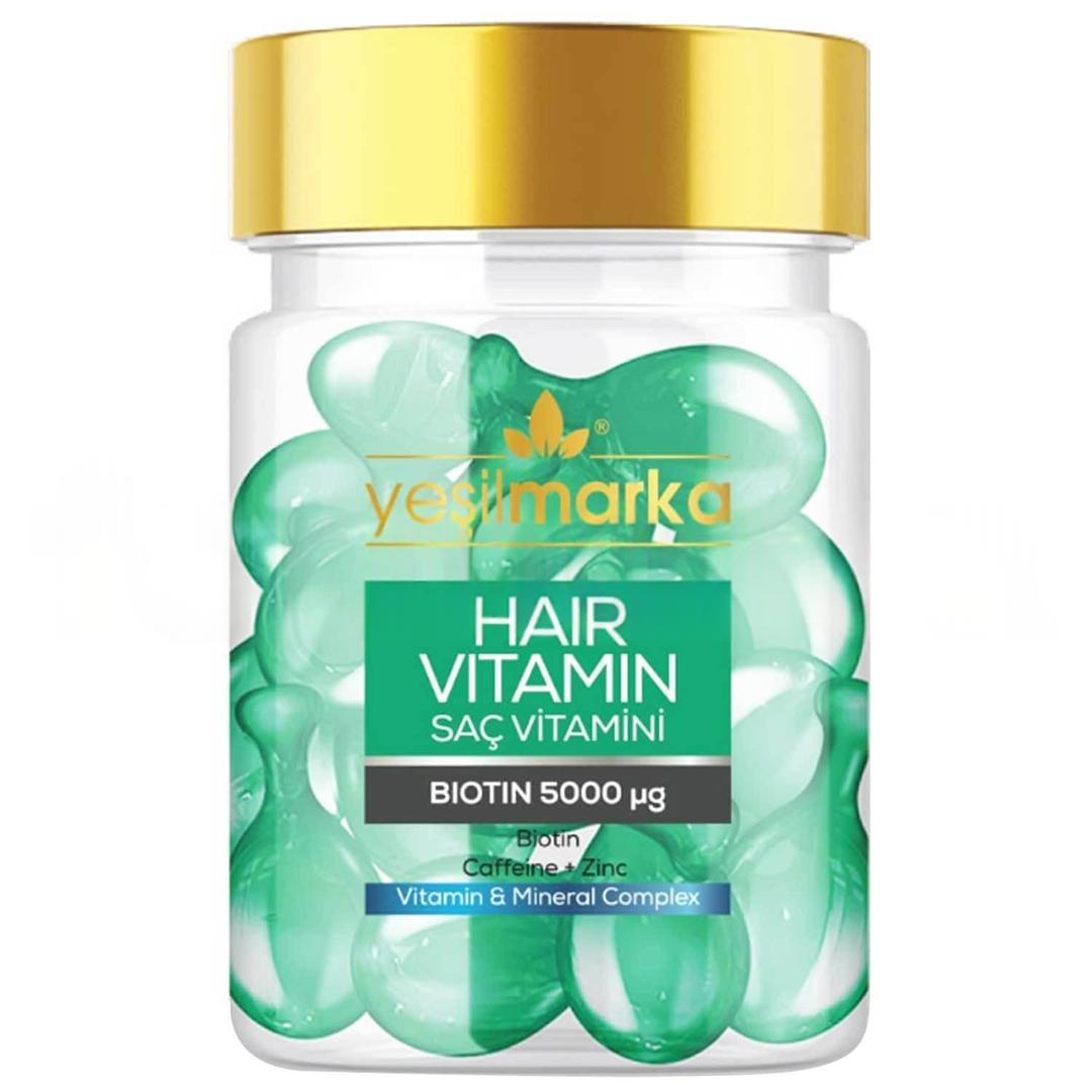 Yeşilmarka Saç Vitamini Biotin Kafein 15 ml