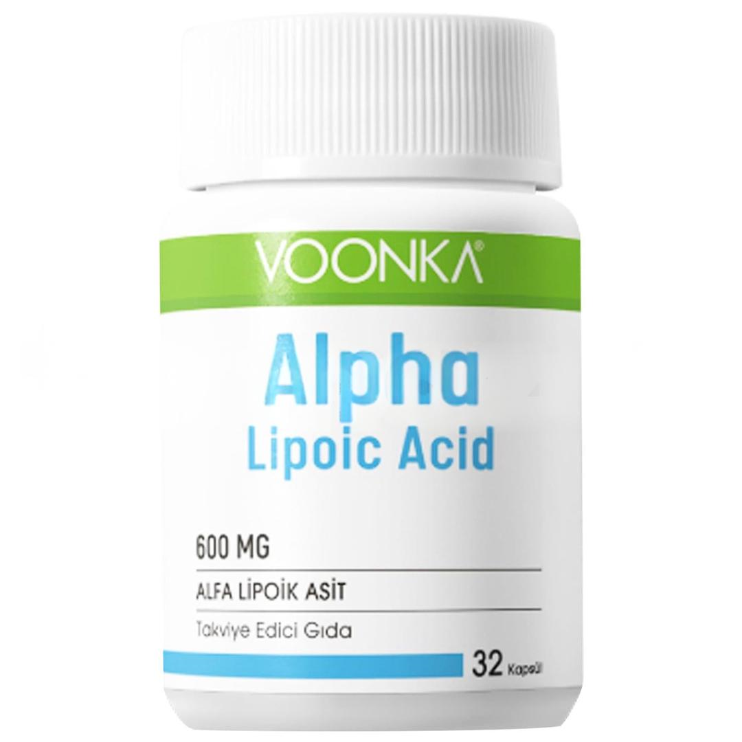 Voonka Alpha Lipoic Acid 600 mg 32 Kapsül - Eski Ambalaj