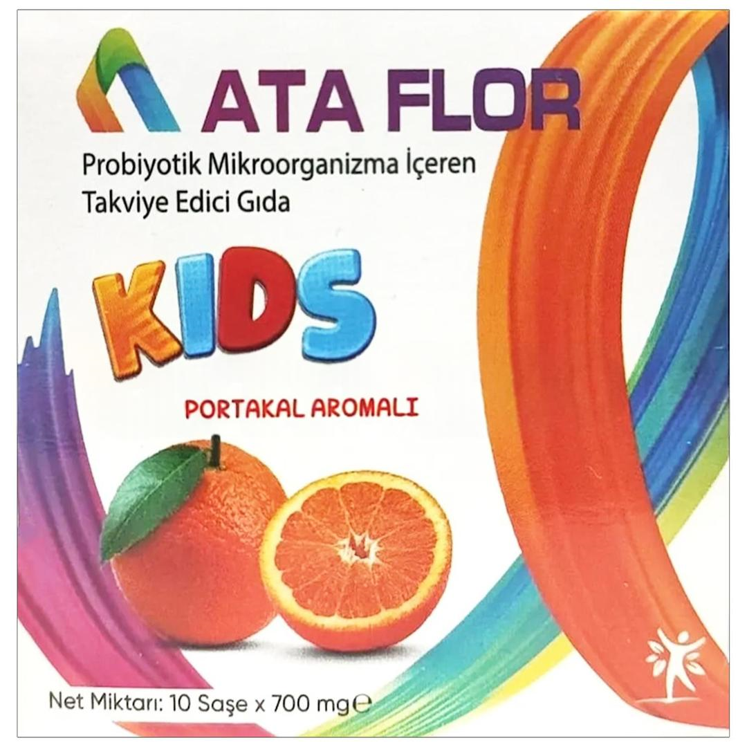 Ata Flor Kids Portakal Aromalı Probiyotik 10 Şase