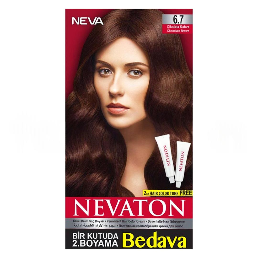 Nevaton Kalıcı Krem Saç Boyası 6.7 Çikolata Kahve