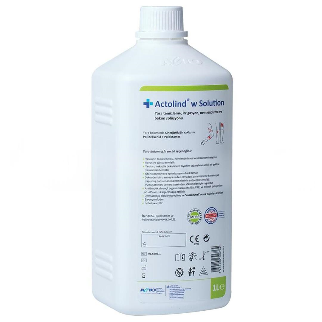Actolind W Solution Yara Bakım Solüsyonu 1000 ml