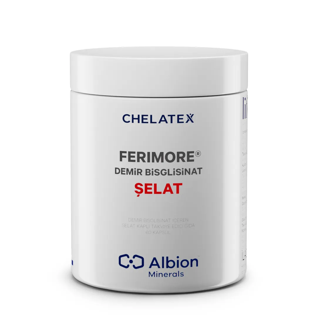 Chelatex Ferimore Demir Bisglisinat Şelat 60 Kapsül
