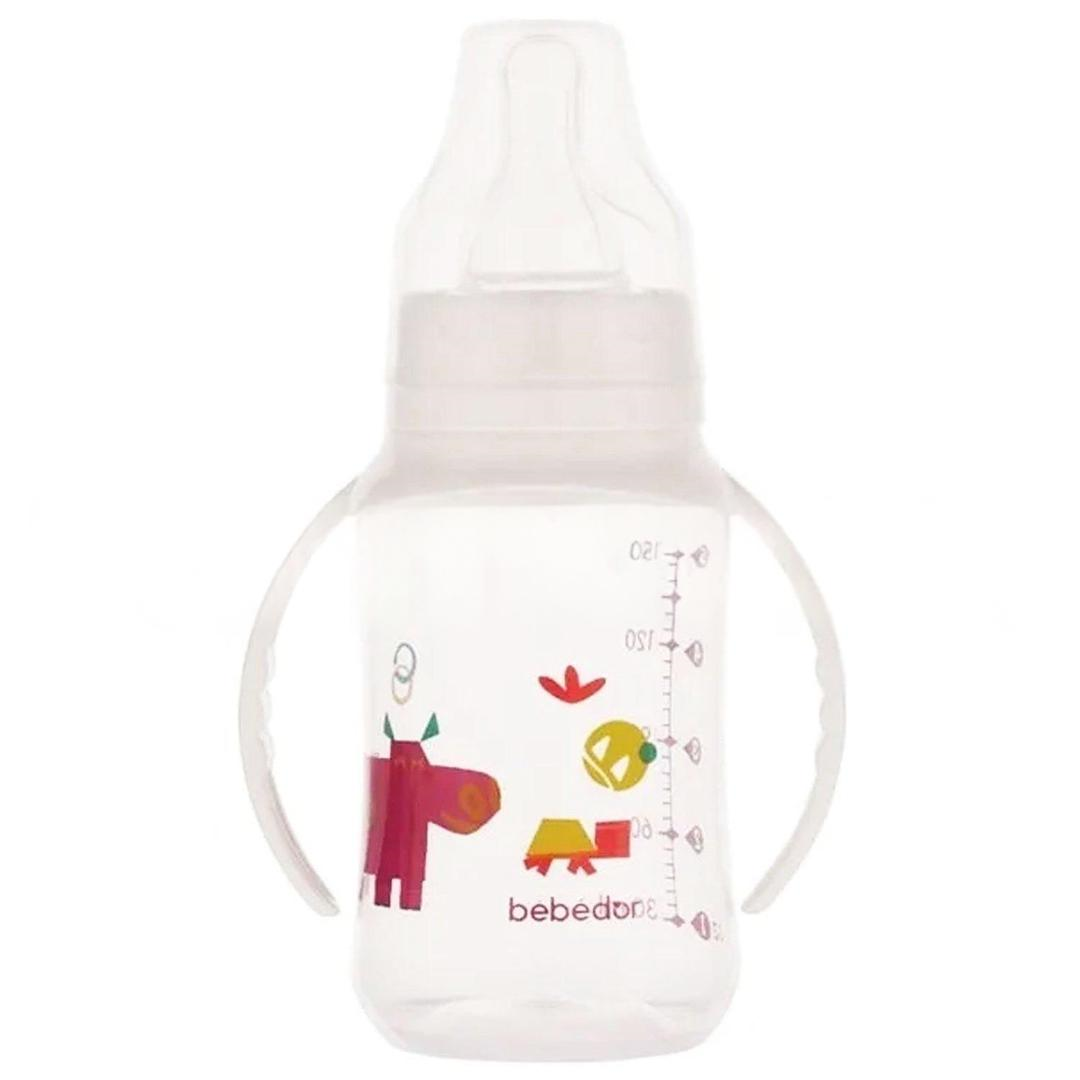 Bebedor 76302 Kulplu PP Biberon 6-18 Ay Hipopotam Desenli 150 ml