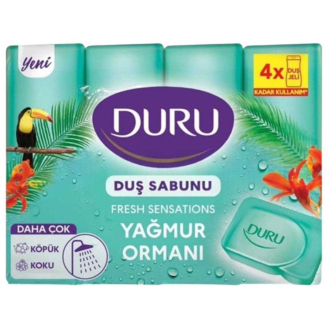 Duru Duş Sabunu Yağmur Ormanları 600 gr 4'lü