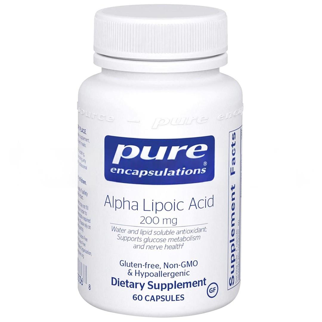 Pure Encapsulations Alpha Lipoic Acid 200 mg 60 Kapsül