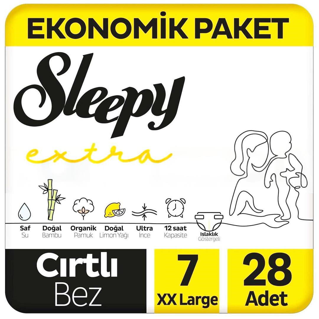 Sleepy Extra Bebek Bezi No: 7 28'li