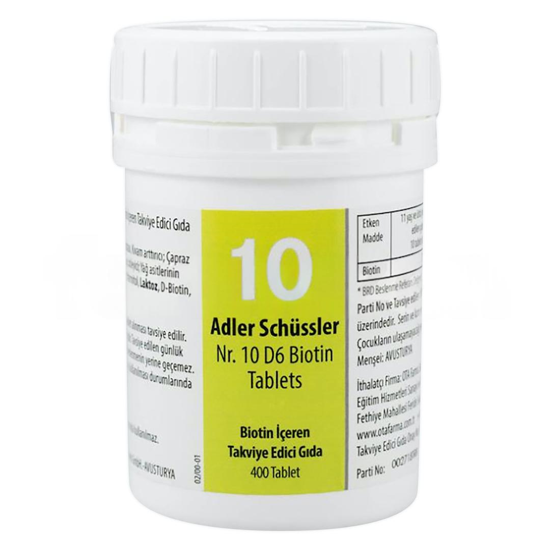Adler Schüssler No: 10 Tablets