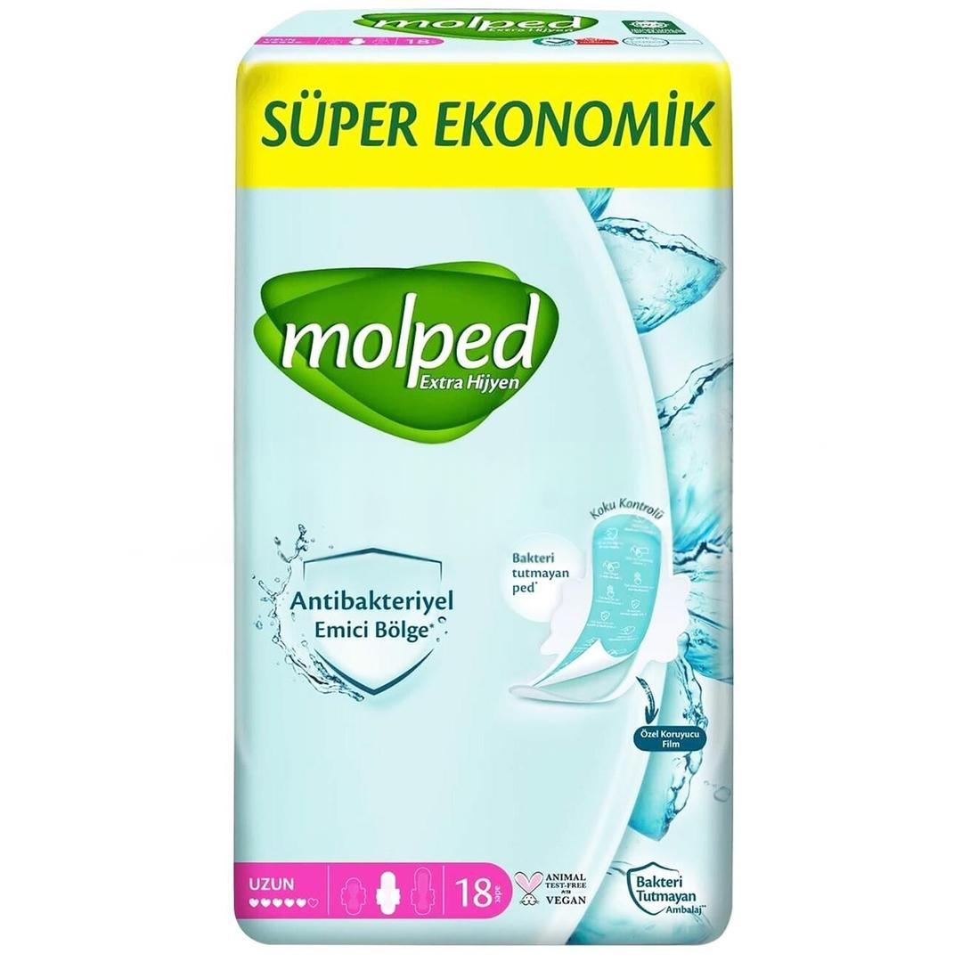 Molped Hijyenik Ped Extra Hijyen Uzun 18'li