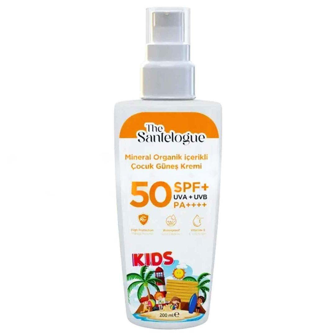 The Santelogue Organik Güneş Kremi Kids SPF50+ 200 ml
