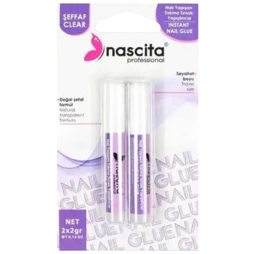 Nascita Takma Tırnak Yapıştırıcı Şeffaf 2'li