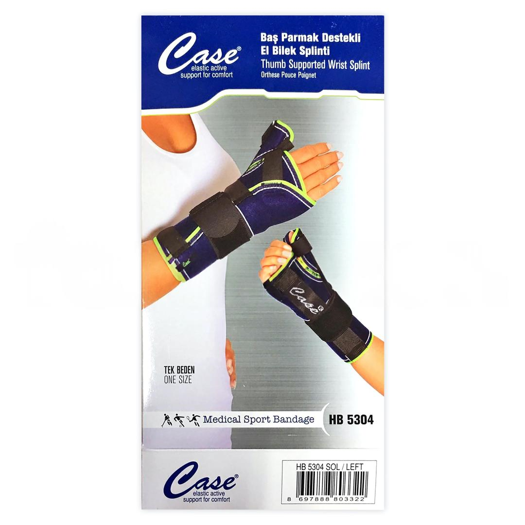 Case HB5304 Başparmak Destekli El Bilek Splinti Sol