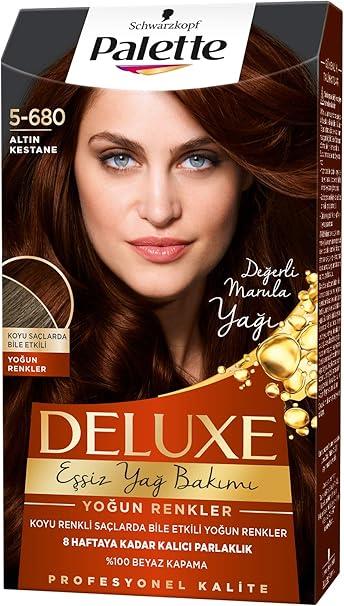 Palette Deluxe 5-680 Altın Kestane Saç Boyası