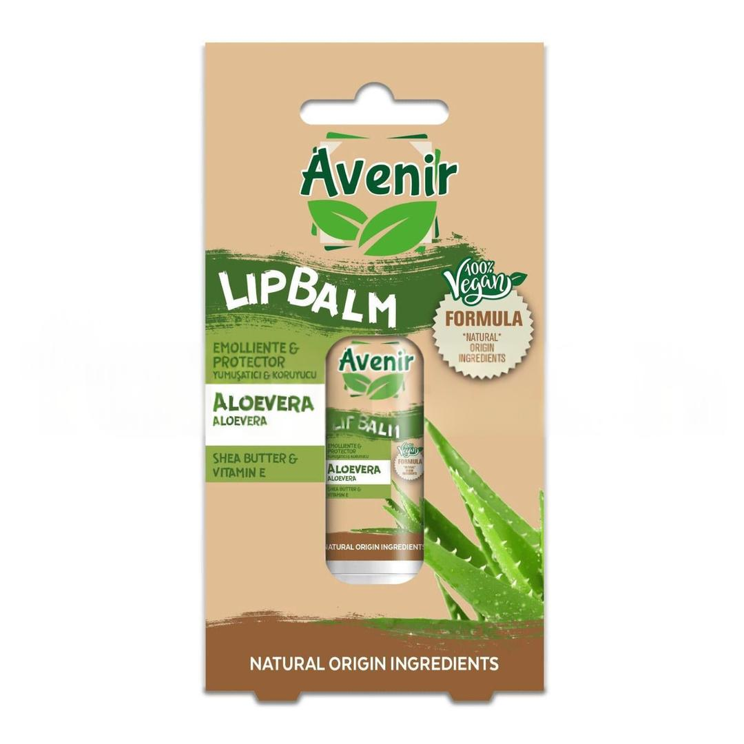 Avenir Stick Lip Balm Vegan Aloe Vera