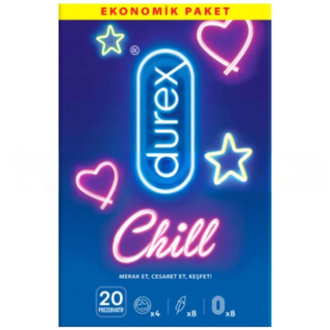 Durex Chill Ekonomik Paket Prezervatif 20'li