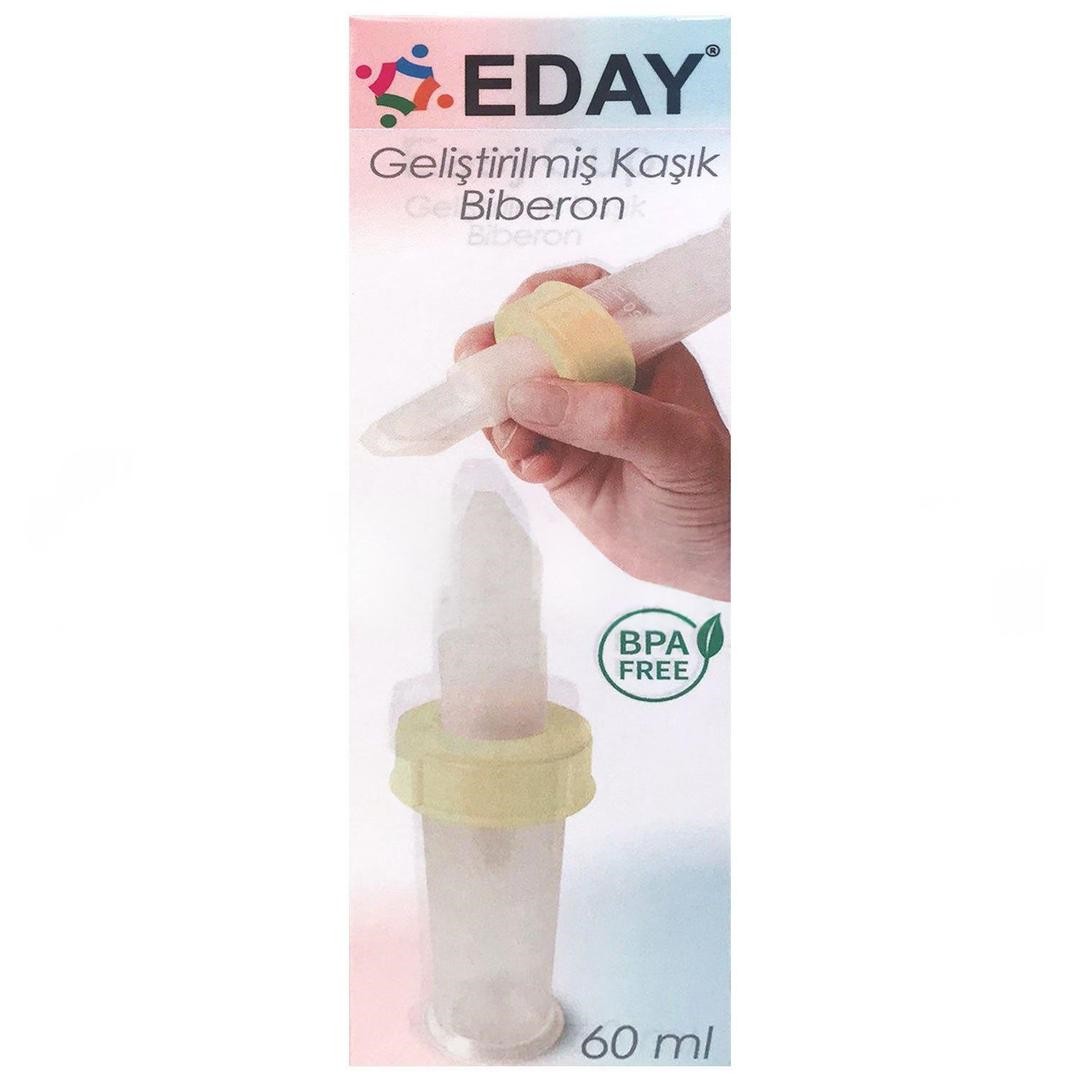 Eday Geliştirilmiş Kaşık Biberon Sarı 60 ml