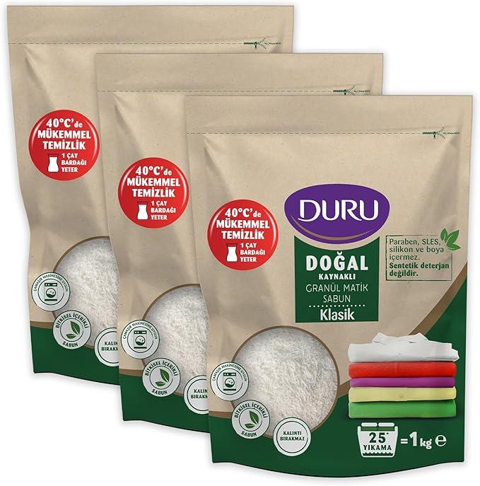 Duru Doğal Bitkisel Granül Matik 1000 gr Klasik Sabun