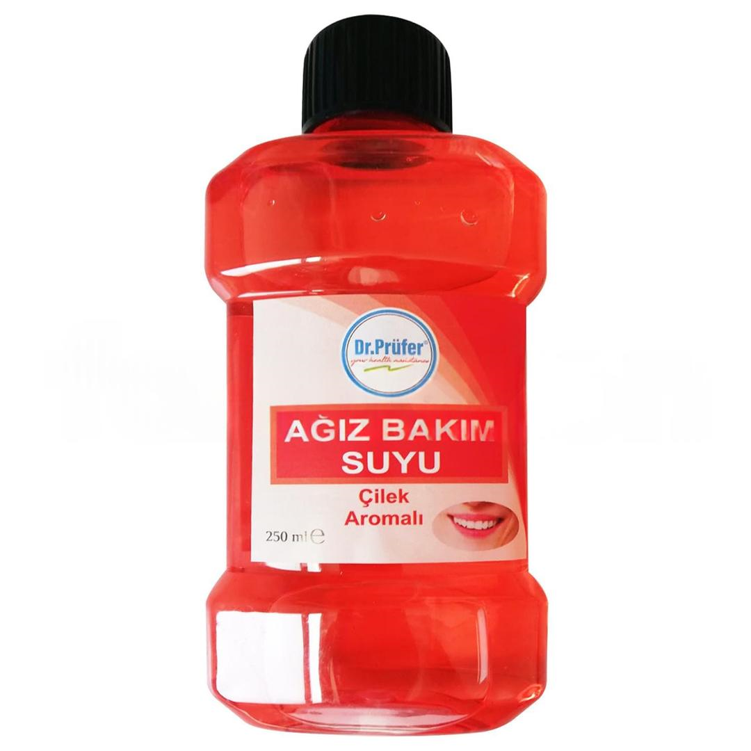 Dr. Prüfer Ağız Bakım Suyu Çilekli 250 ml