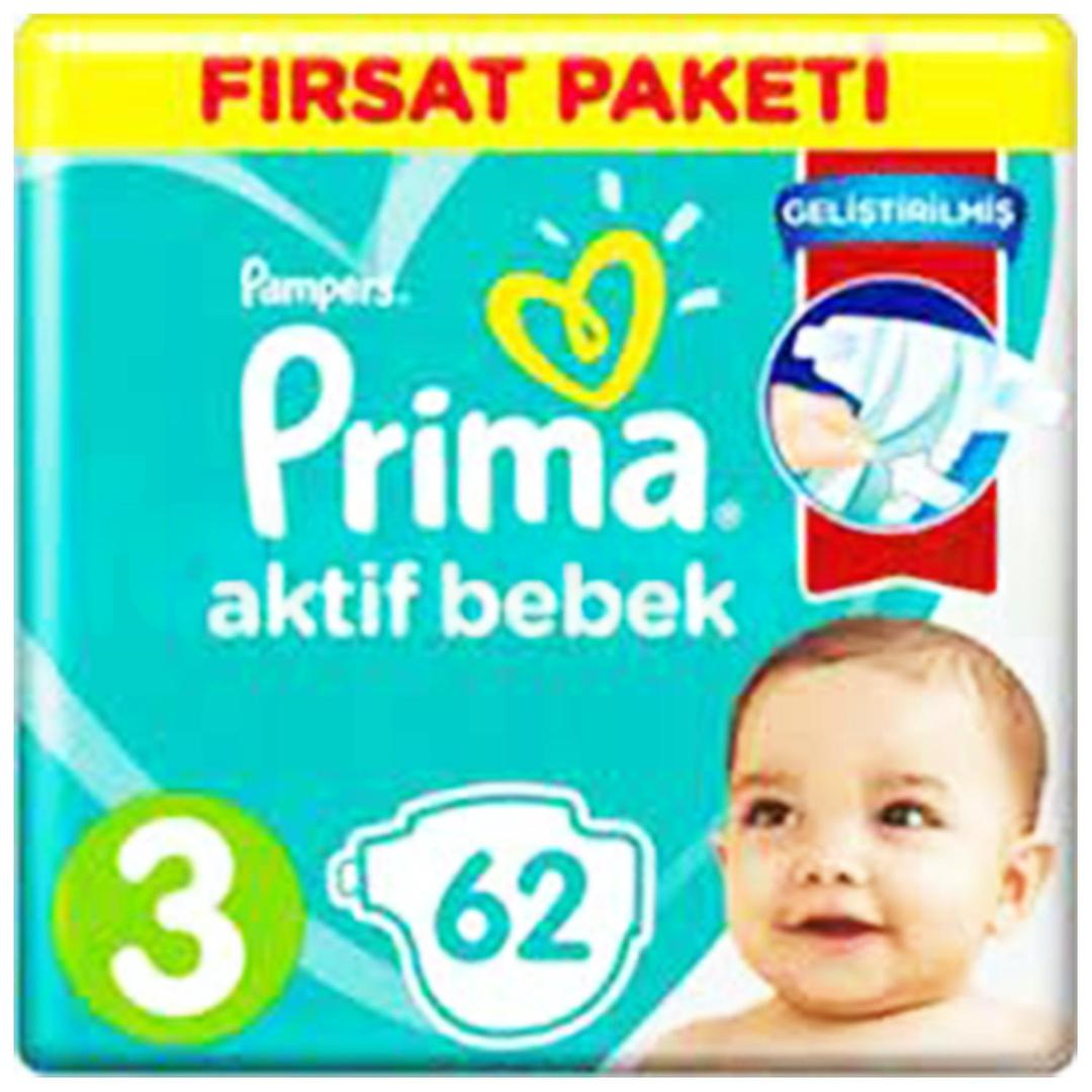 Prima Bebek Bezi Fırsat Paketi No: 3 62'li