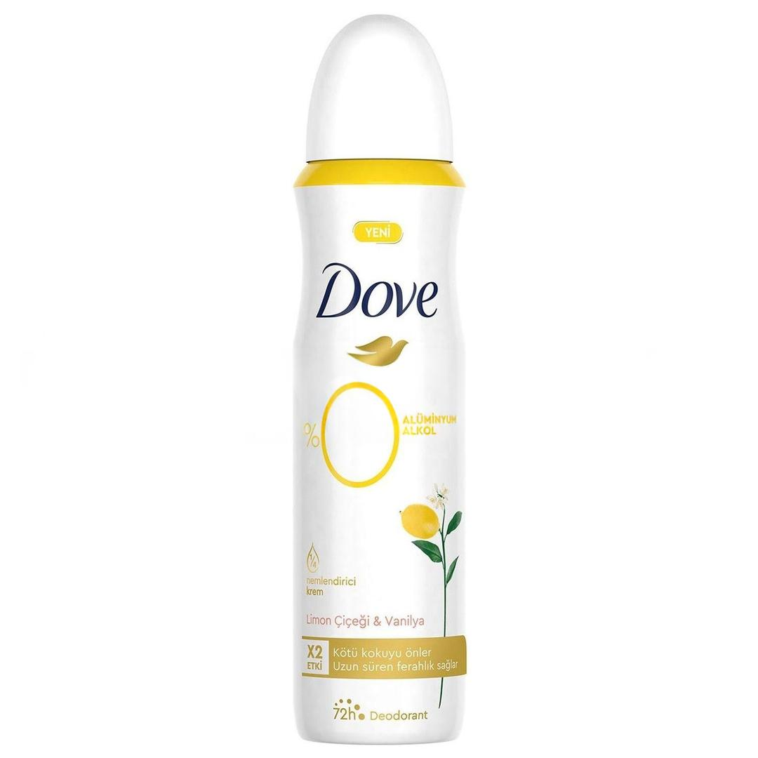 Dove Deodorant Limon Çiçeği ve Vanilya Özlü Kadın 150 ml