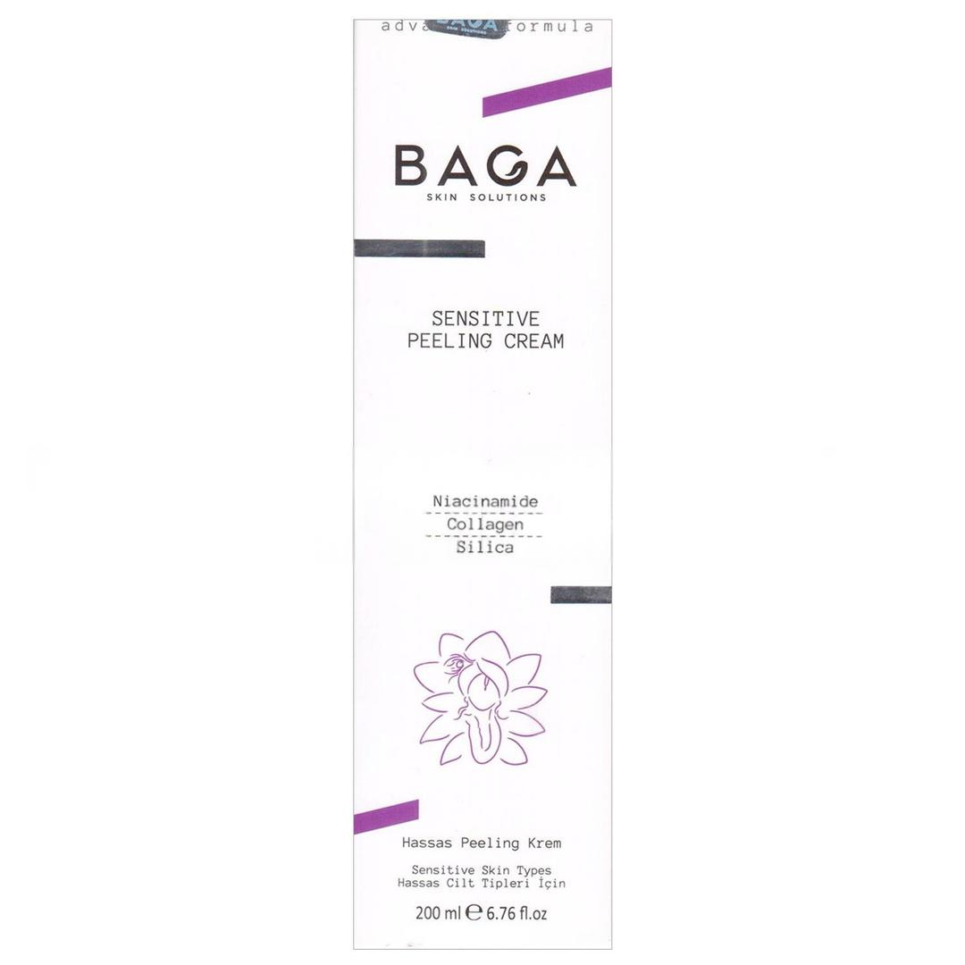 Baga Hassas Peeling Sensitive Krem Collagen Niacinamide 200 ml