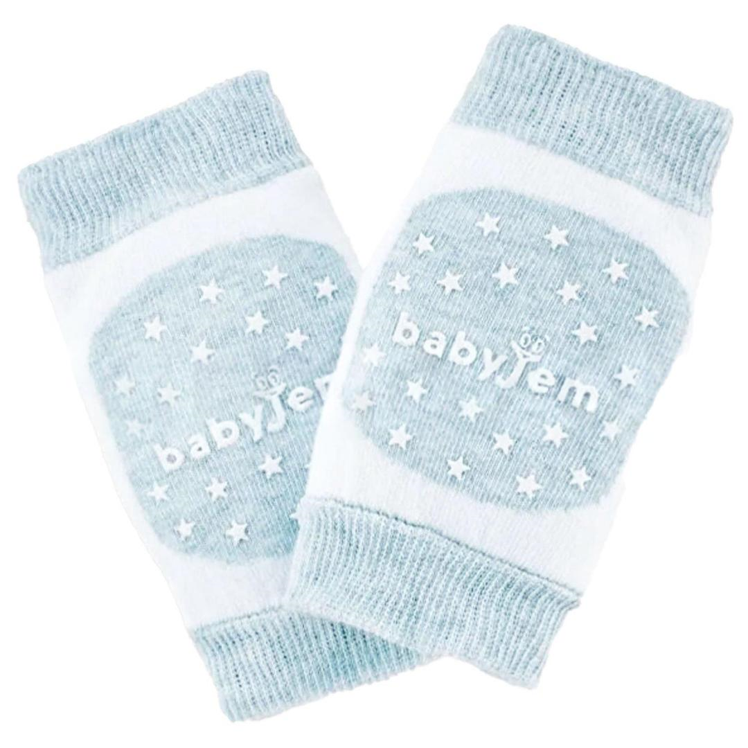 Babyjem Emekleme Dizliği Örgü Mavi