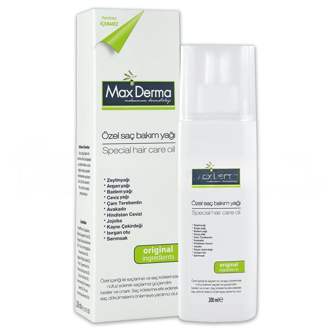 Maxderma Saç Bakım Yağı 200 ml