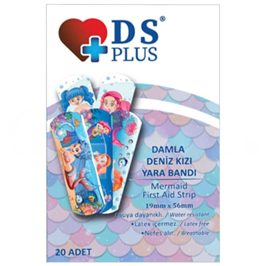 Ds Plus Deniz Kızı Kız Çocuk Yara Bandı 20'li