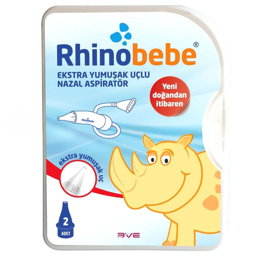 Rhino Bebe Ekstra Yumuşak Nazal Aspiratör 2 Adet
