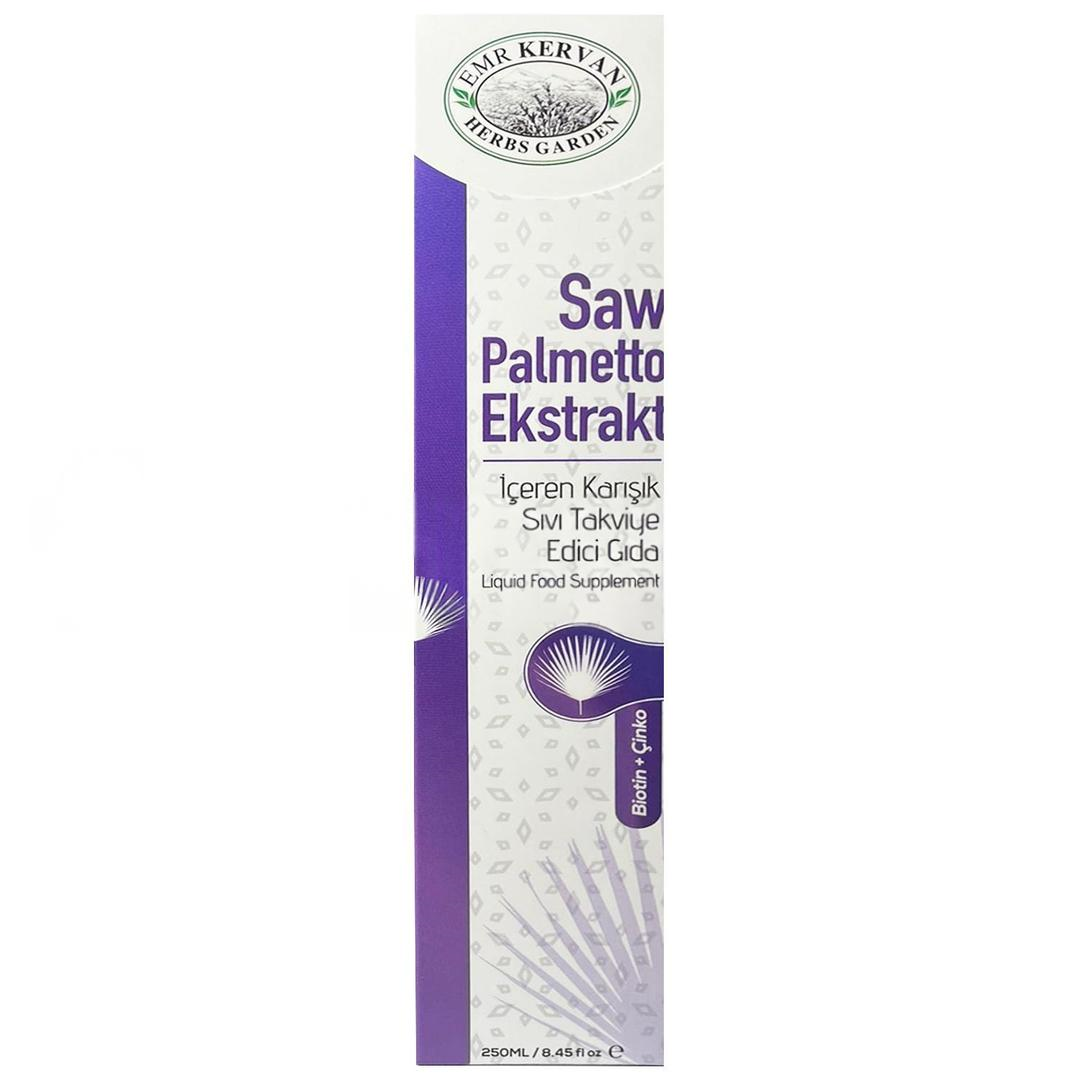 Emr Kervan Herbs Garden Saw Palmetto Eksraktı İçeren Takviye Edici Gıda 250 ml