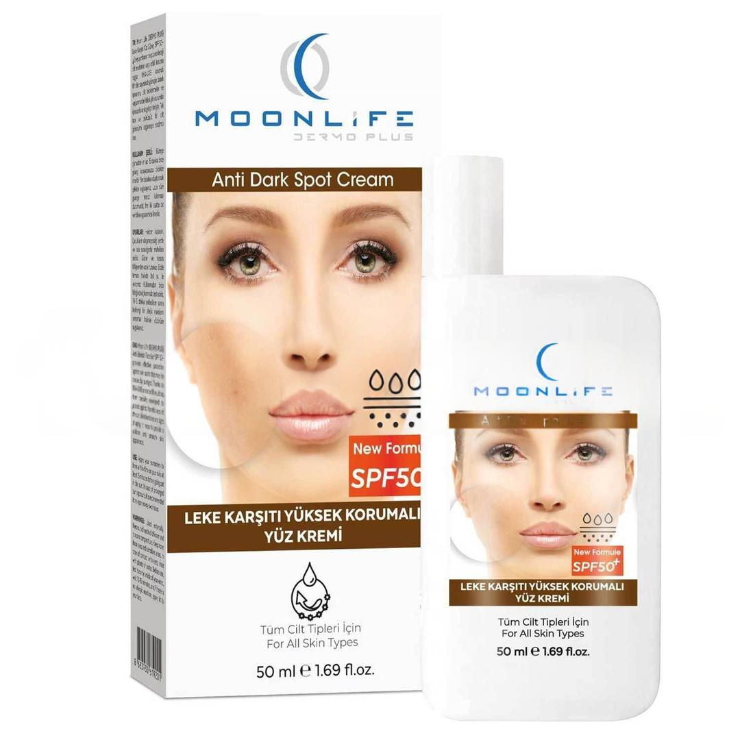 Moonlife Leke Karşıtı Güneş Kremi SPF50+ 50 ml