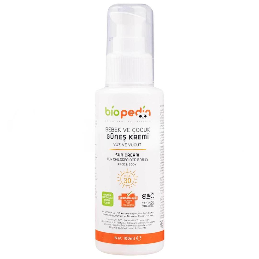 Biopedia Organik Bebek ve Çocuk Güneş Kremi 100 ml