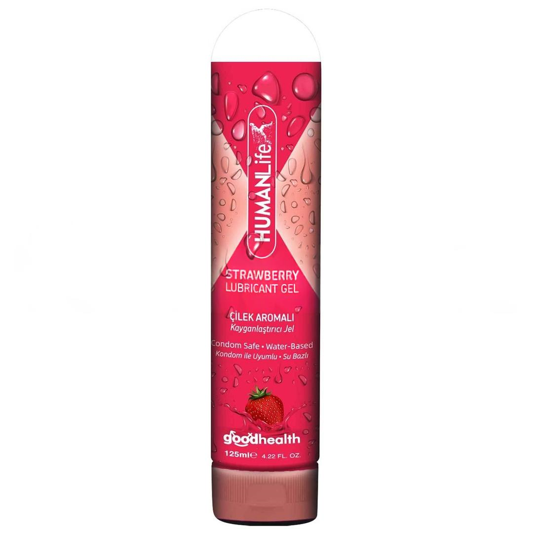Humanlife Çilek Aromalı Kayganlaştırıcı Jel Lubricant 125 ml