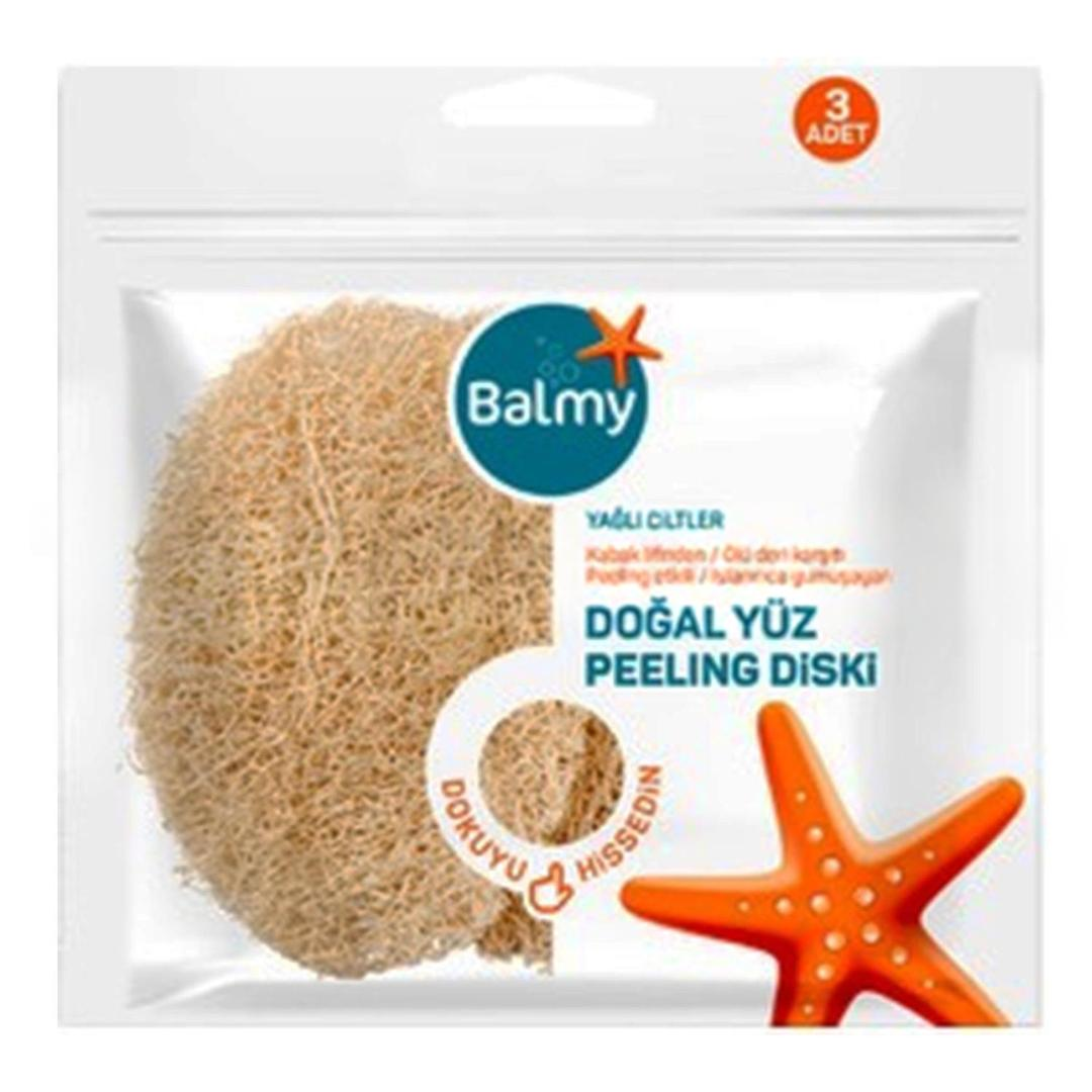 Balmy Naturel Loofah Kabak Yüz Peeling Lifi