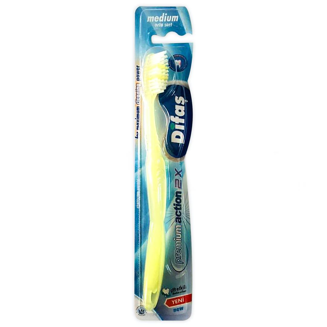 Difaş Premium Action 2x Diş Fırçası Orta Sert