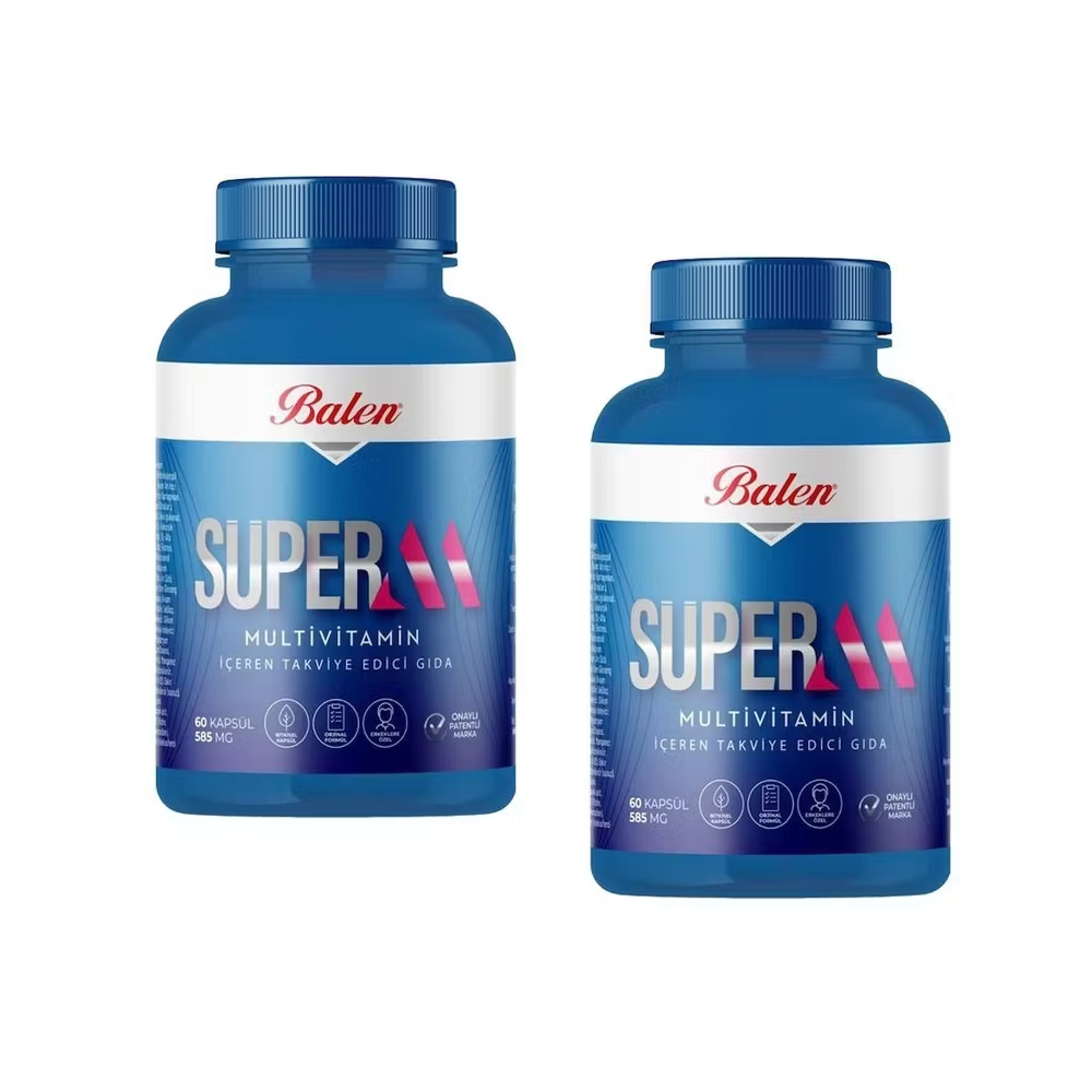 Balen Super-M Multivitamin 585 mg 2x60 Kapsül