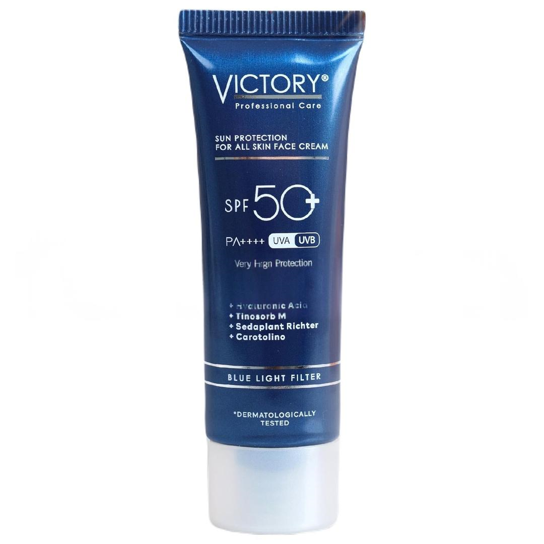 Victory Yüz Kremi Tüm Ciltler Mavi Işık Filtreli Tüp SPF50+ 50 ml