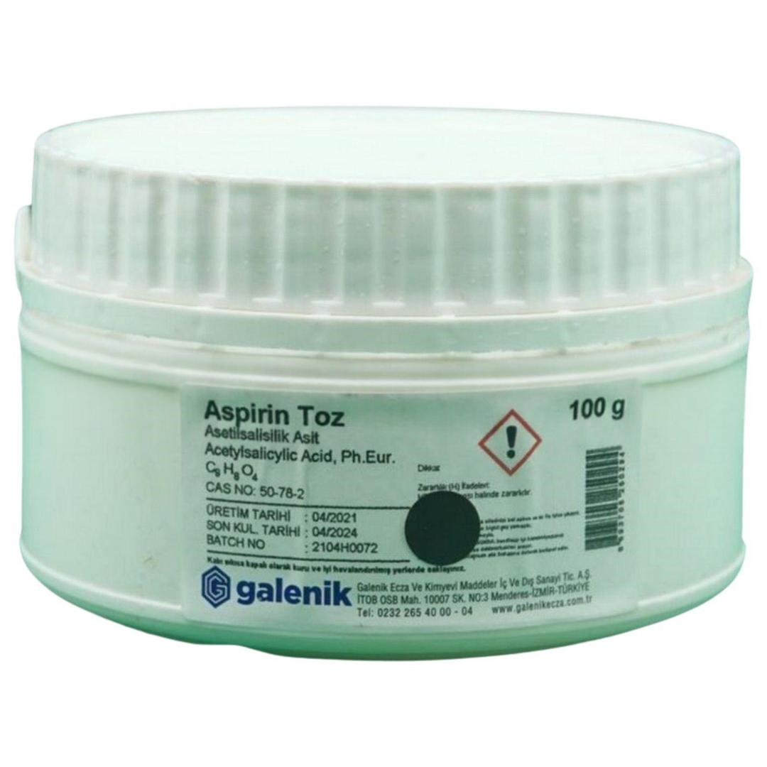 Galenik Acide Acetyl Salicylique Aspirin Toz 100 gr