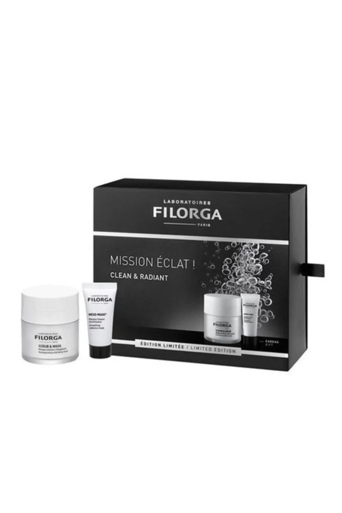Filorga Clean Scrub Mask 55ml Meso-Mask 15ml Seti