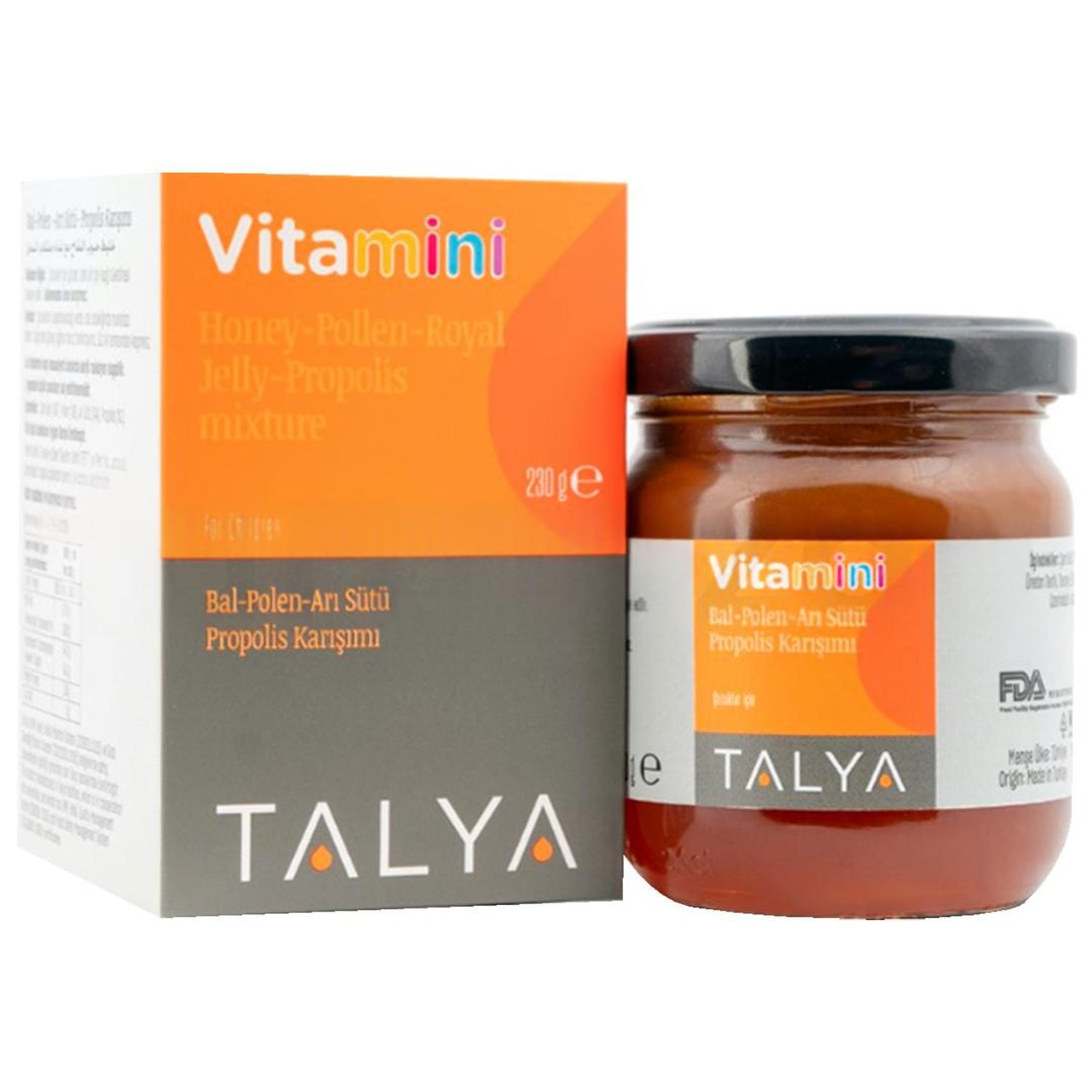 Talya Vitamini Bal Polen Arı Sütü Propolis Karışımı 230 gr